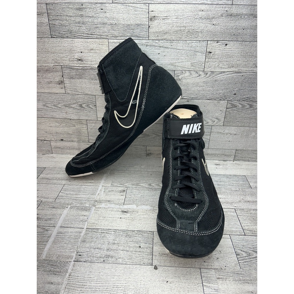 Nike Speedsweep 7 Boxing Shoes Men's 11.5 366683-001 Mid Top Lightweight Swoosh